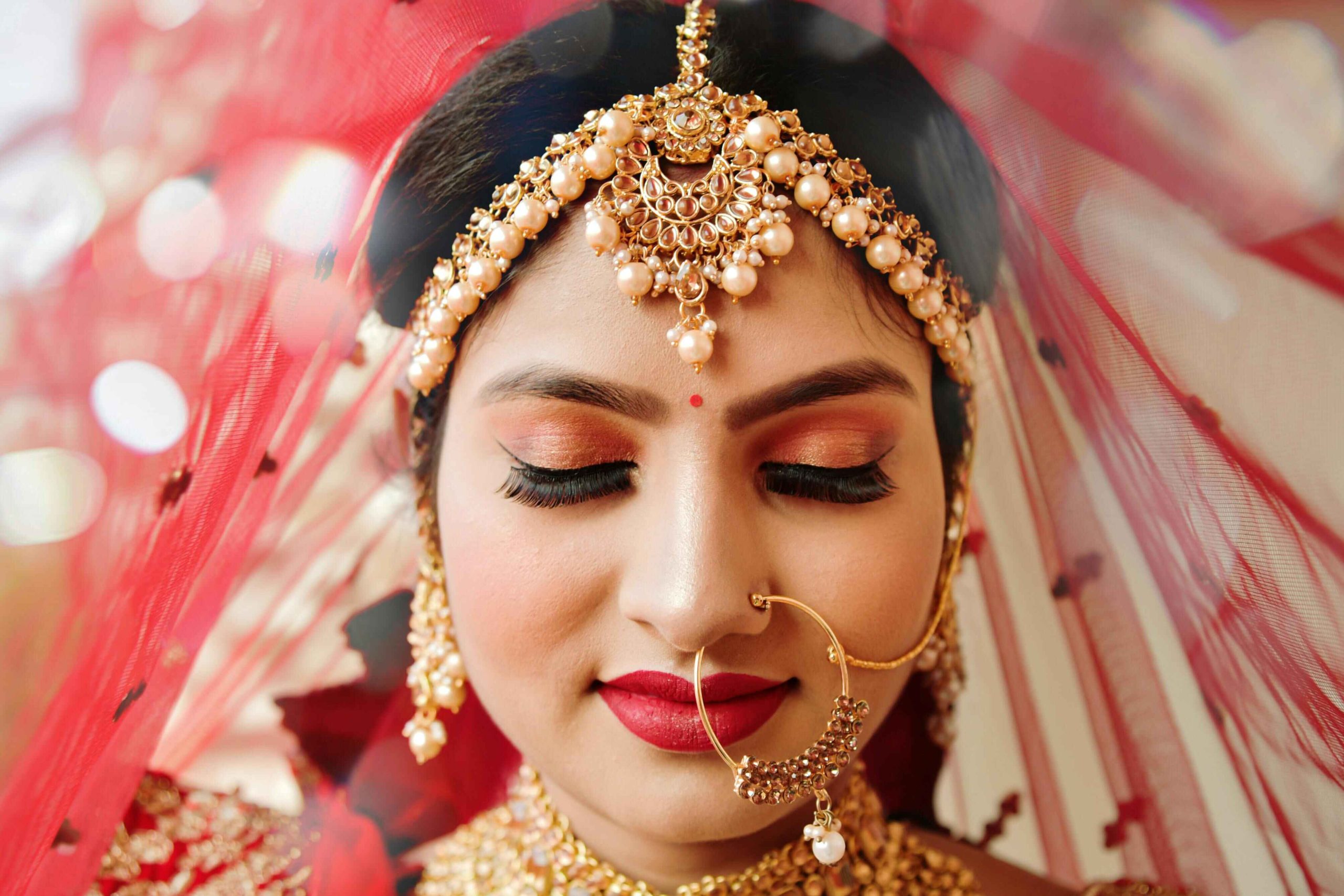 Indian bride in traditional wedding attire symbolizing second marriage and new beginnings