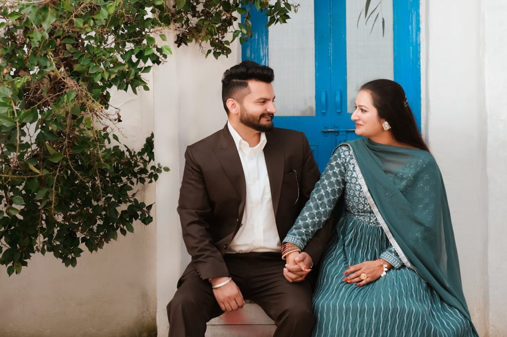 Indian couple smiling at each other, best matrimony sites for divorcees in India