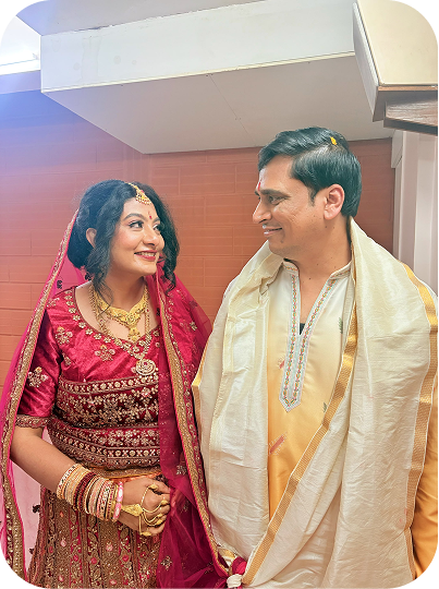 Jyotirmay & Jasma, married through SecondSutra